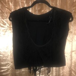 Zara fringe T shirt